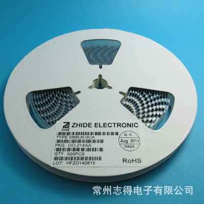 【SMBJ6.0CA瞬态抑制二极管贴片TVS正品ZHIDE志得原厂现货制造商15+】价格,厂家,图片,其他二极管,常州志得电子-
