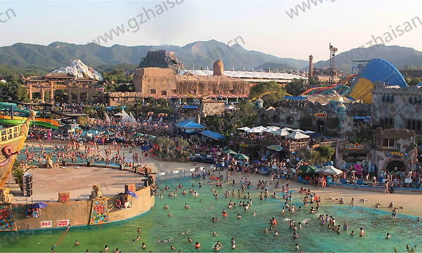 浙江横店梦幻谷水世界海浪池 浙江横店梦幻谷水世界海浪池