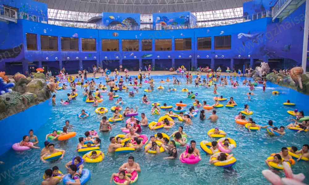 辽宁营口虹溪谷欢乐大世界室内海浪池 辽宁营口虹溪谷欢乐大世界室内海浪池