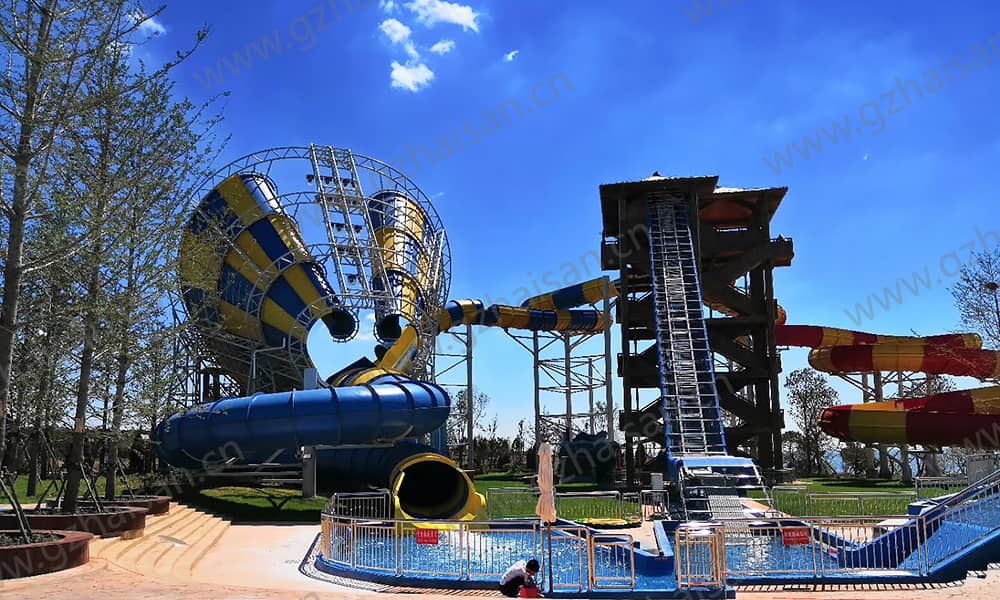 辽宁葫芦岛欢乐龙湾温泉水乐园超级龙卷风滑道 辽宁葫芦岛欢乐龙湾温泉水乐园超级龙卷风滑道